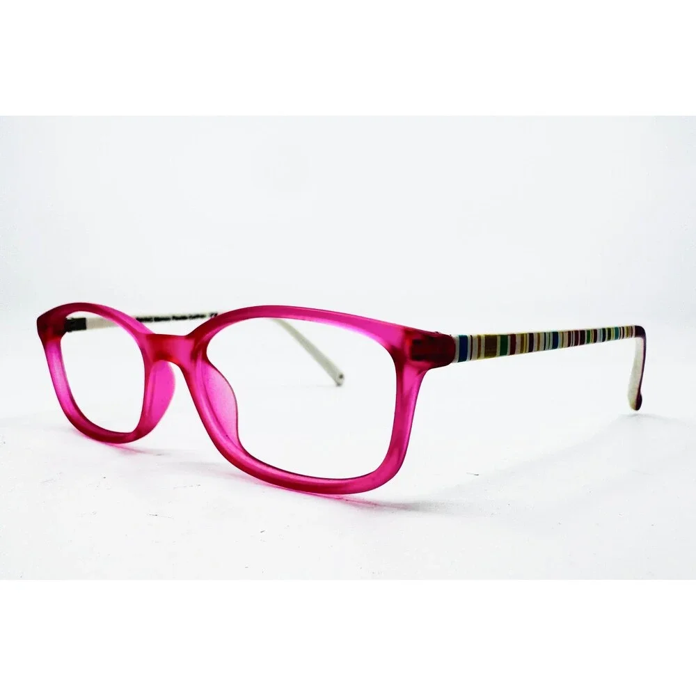 Swing Eyeglass Frames Kids Pink Striped Memory Flexible Tr 160 48-15-130